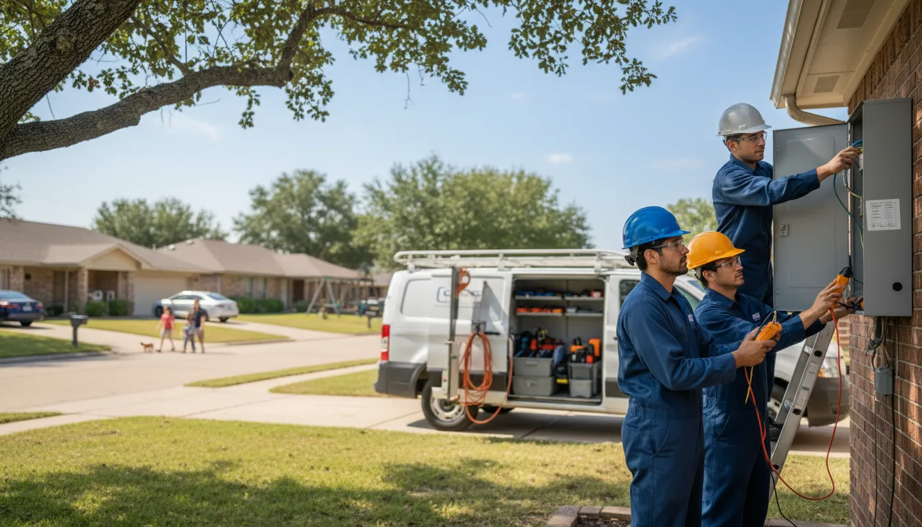 Certified electrician providing emergency electrical services in Somerdale, OH